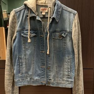 Hooded Jean Jacket